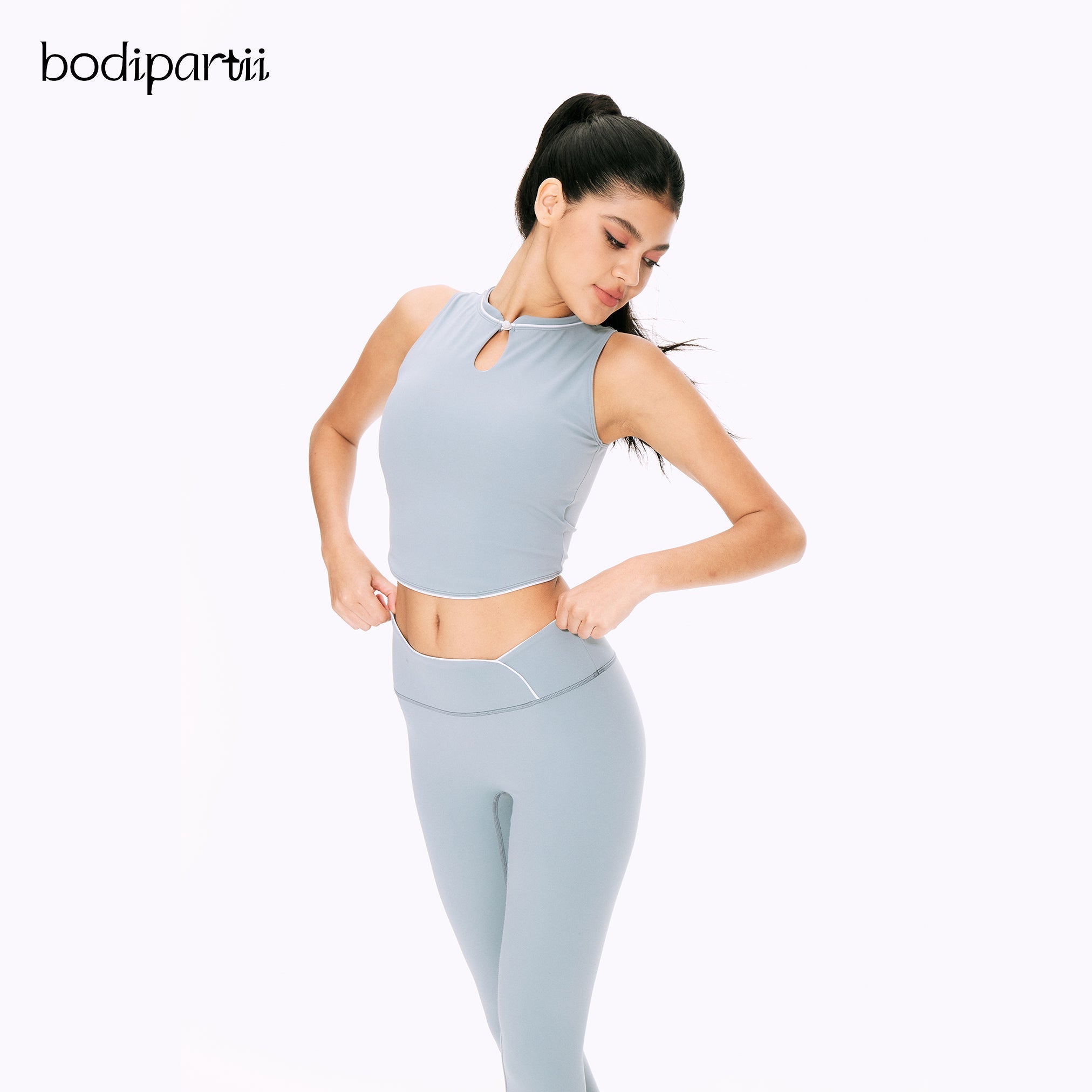 High-Performance Cropped Workout Tank Top
