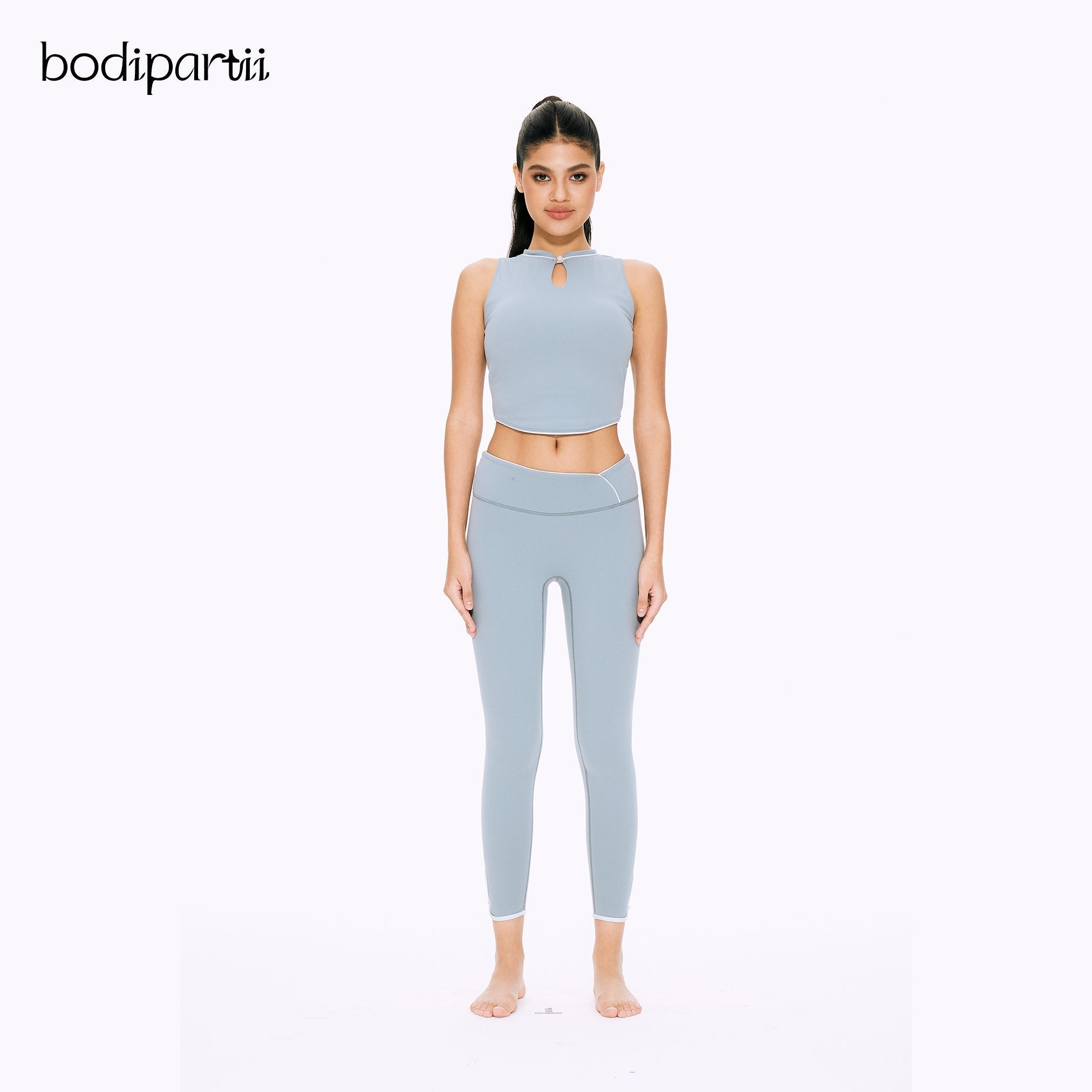High-Performance Cropped Workout Tank Top