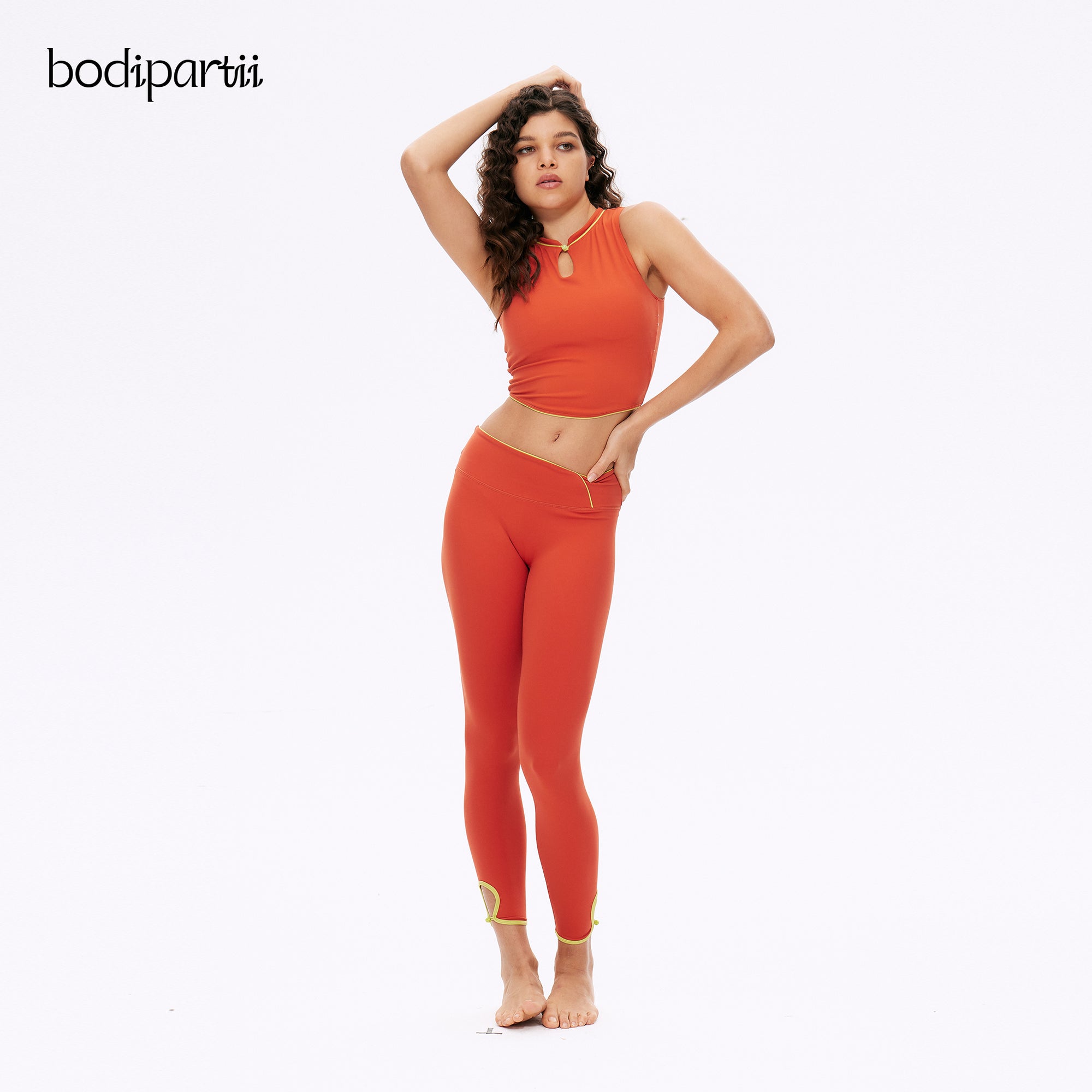 High-Performance Cropped Workout Tank Top