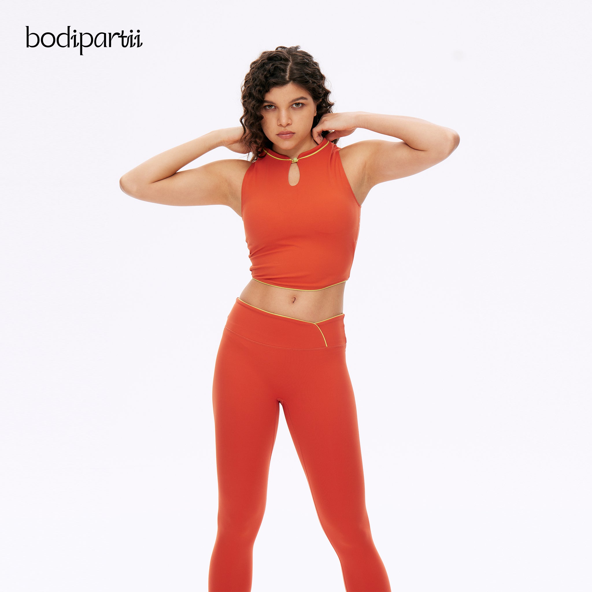 High-Performance Cropped Workout Tank Top