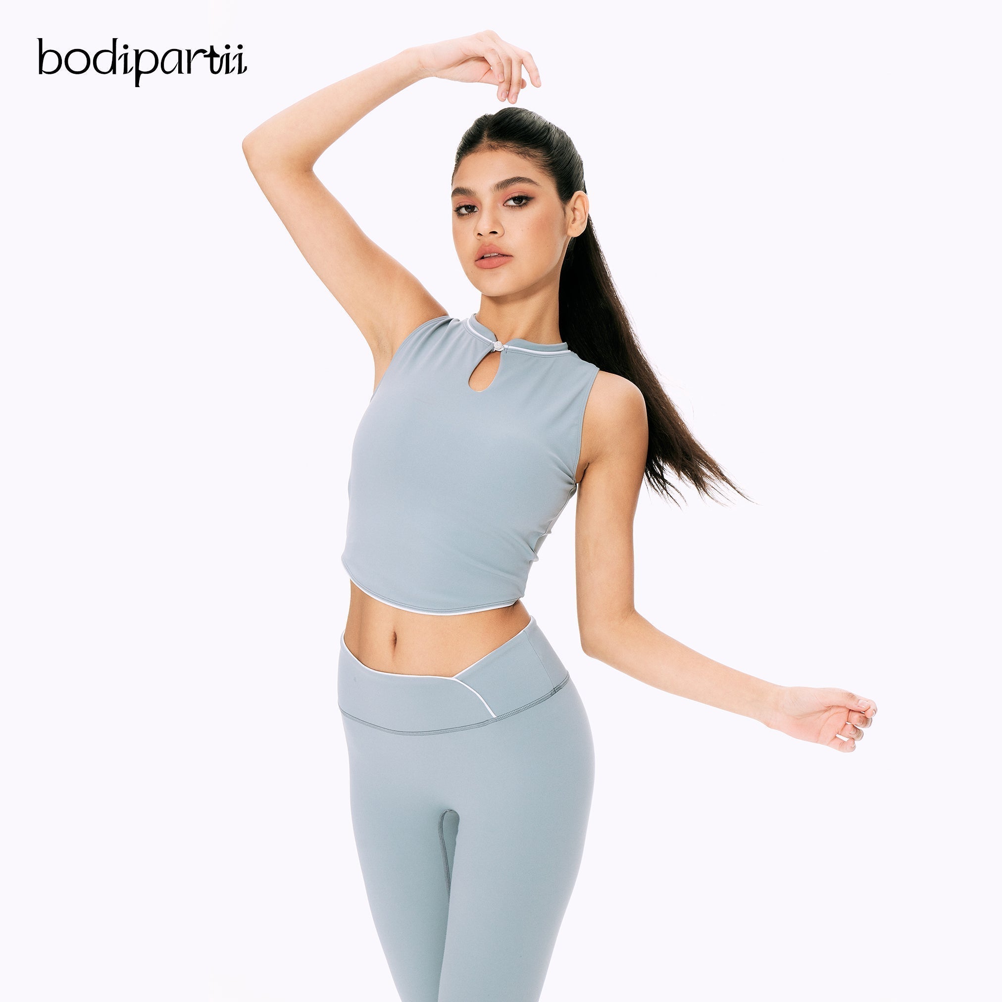 High-Performance Cropped Workout Tank Top