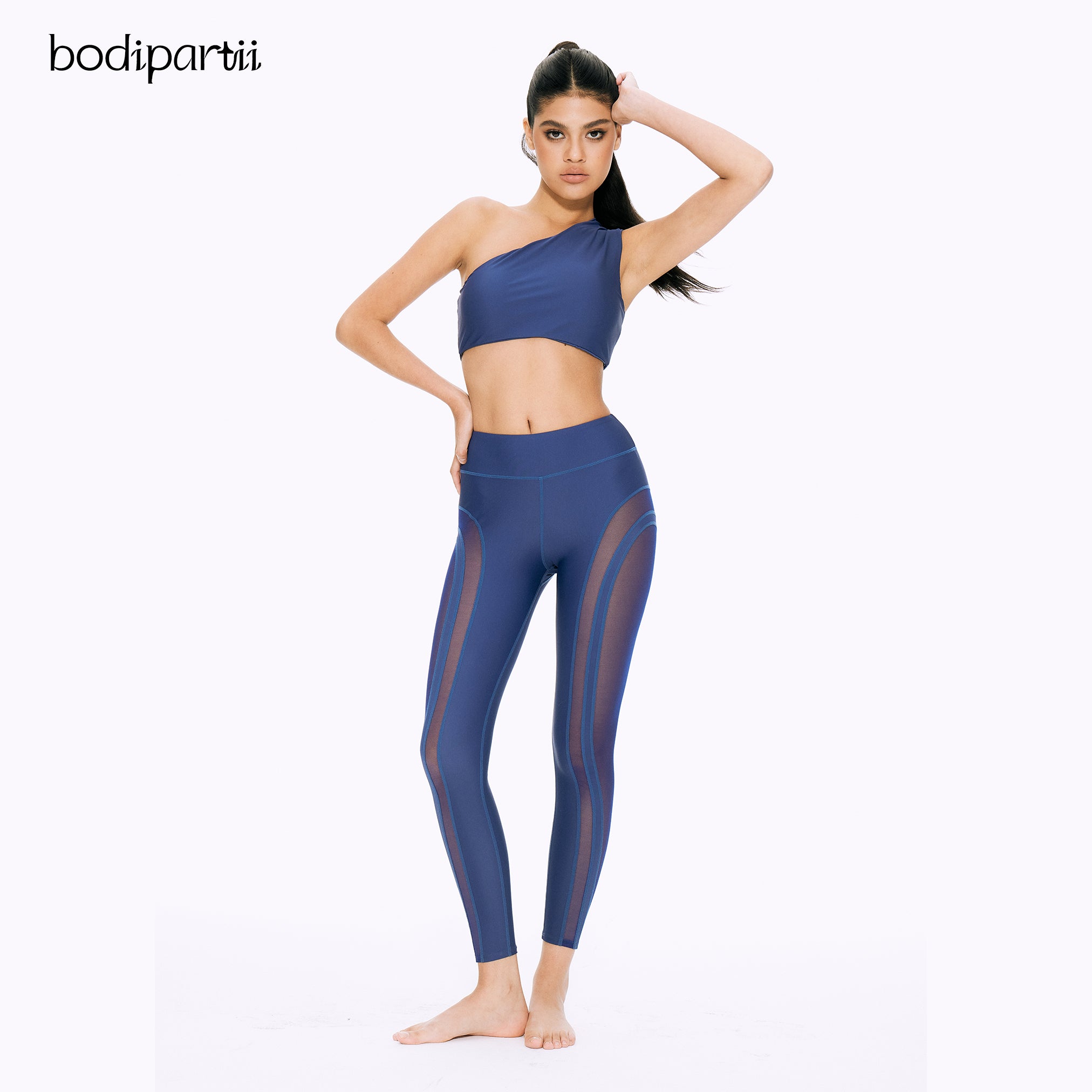 Stylish One Shoulder Slim Fit Workout Tank Top
