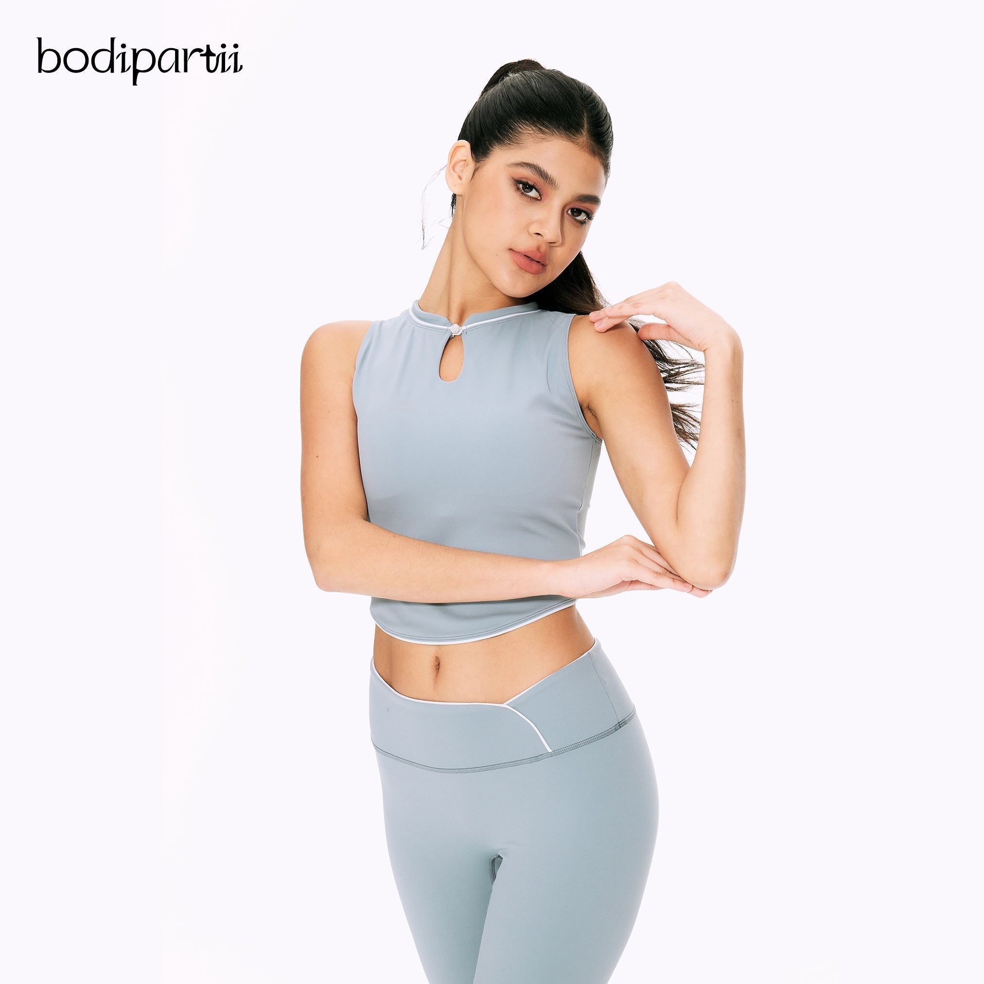 High-Performance Cropped Workout Tank Top