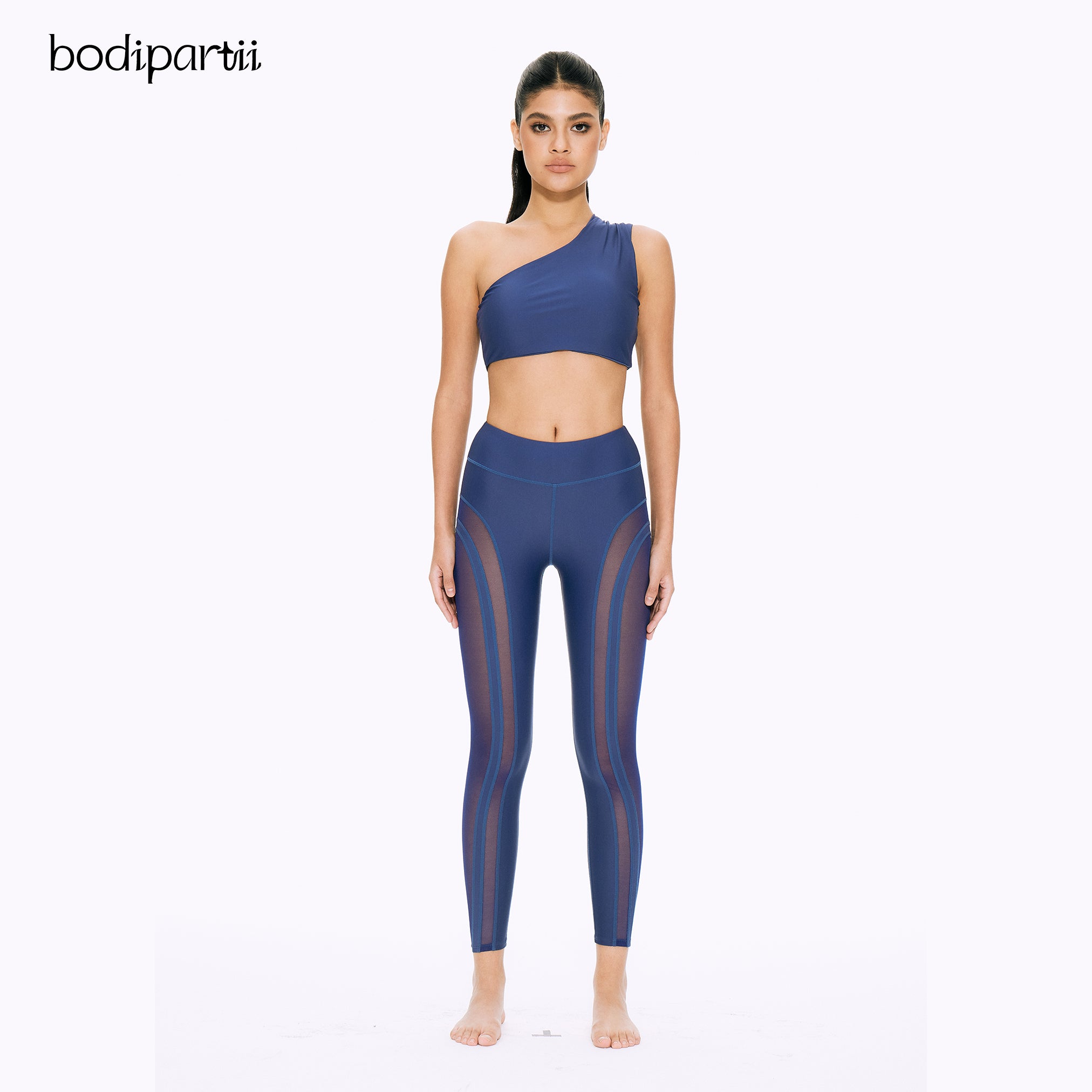Stylish One Shoulder Slim Fit Workout Tank Top
