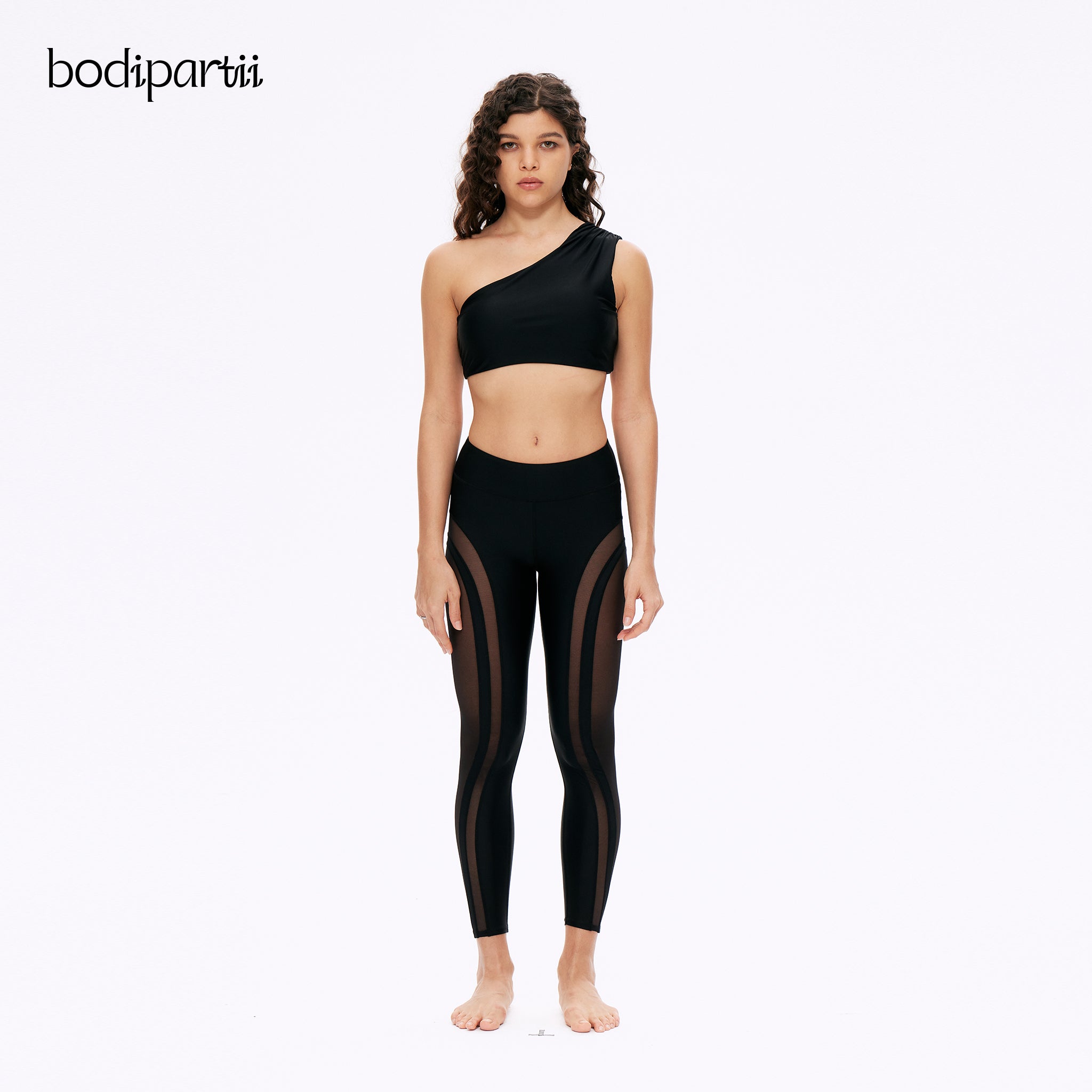 Stylish One Shoulder Slim Fit Workout Tank Top