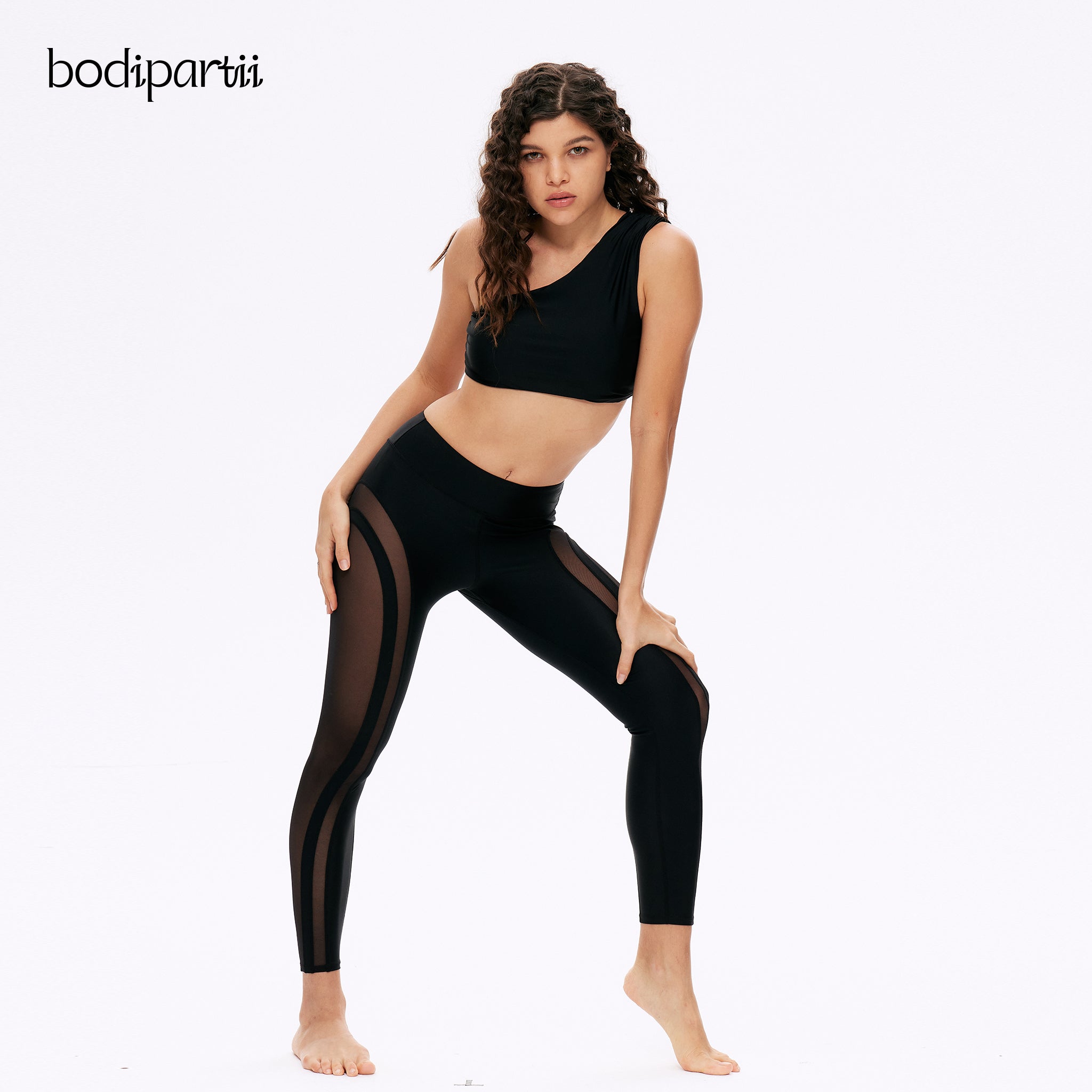 Stylish One Shoulder Slim Fit Workout Tank Top